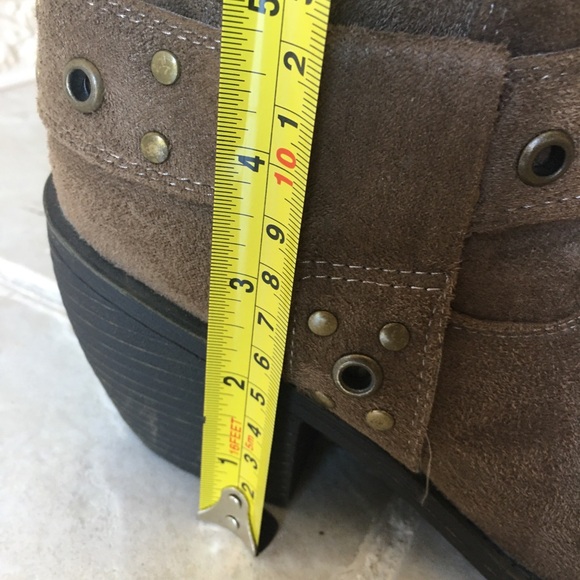 nicole boots.  8M, soft slouchy fabric, pull on, camel/brown - Picture 11 of 12